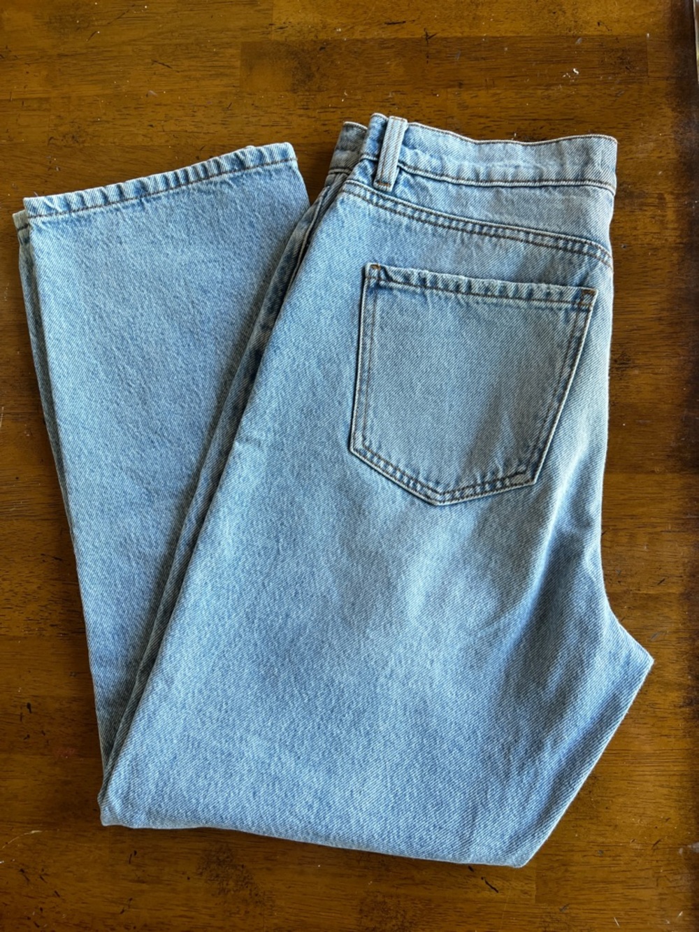 Women’s Garage Denim Vintage Straight Light Blue Jeans - size 7 / 28